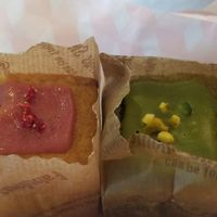 strawberry and matcha scones at Alfred Tea Room - Shinjuku in Tokyo