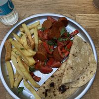 sausage tava menu 30₺  at Govinda Cafe - Mecidiyekoy in Istanbul