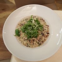 Porcini Mushroom Risotto ( Vegan Option Available) at Basilico in Oranmore