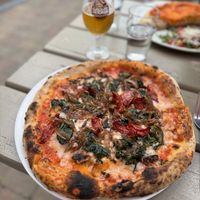 Vegan Pizza (Spinaci)  at Basilico in Oranmore