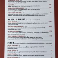 New VeganMenu - April 2019 at Basilico in Oranmore