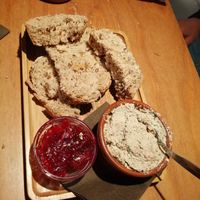 Walnut patè with caramelized red onions at Het Strand - The Strand in Leuven