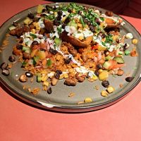 Sweet potato with fried rice at Het Strand - The Strand in Leuven