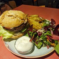 Bean burger at Het Strand - The Strand in Leuven