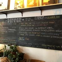 Dinner menu at Het Strand - The Strand in Leuven