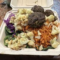 Falafel platter   at Bari in Nyack