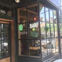 Outside  at Bari in Nyack