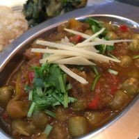 Pea curry at Sacches Curry in Osaka