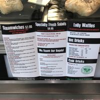 Menu at Bagels Etc in Seattle