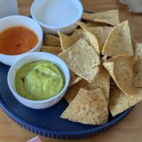 Nachos as side for the Tacos at Cherry's Cocina in Pereira