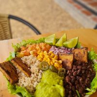 Burrito bowl at Cherry's Cocina in Pereira