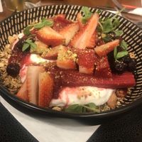 Vegan granola- this was amazing. Well presented and the lady that served me was kind to say which menu items were and weren’t vegan.  at Whispers Cafe in Parramatta