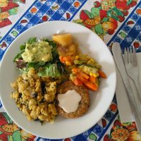 Lunch of the day at El Arbol de la Vida - Maybe closed in Medellin