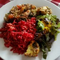 Menu of the day main course  at El Arbol de la Vida - Maybe closed in Medellin