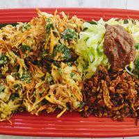 Asian Sharing Platter made vegan at Aquaria Eco Resort in Manggis