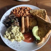Vegan breakfast   at Sundowners in Exmouth