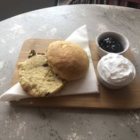 Vegan cream tea at Sundowners in Exmouth
