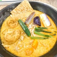 Vegan Soya curry noodles, highly recommend at BMS Organics - Seremban 2 in Seremban