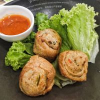Vegan fried Yong Tau Foo, highly recommend at BMS Organics - Seremban 2 in Seremban