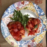 Bruschetta & Marinara thin  at Rossopomodoro in Trieste