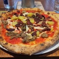 Vegana pizza at Rossopomodoro in Trieste