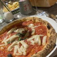 Margherita with vegan mozzarella   at Rossopomodoro in Trieste
