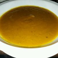 Carribbean Pumpkin Soup at The Falafelist in Chiang Mai