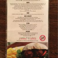 menu 1 at The Falafelist in Chiang Mai