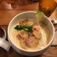 Vegan coconut miso ramen  at Noodle Stand in Tokyo