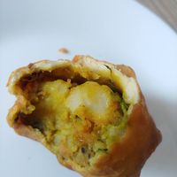 Veg samosa at Kalimera India in Limassol