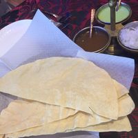 Indian bread  at Kalimera India in Limassol