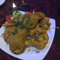 Fired vegetables  at Kalimera India in Limassol