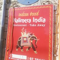 Next to the door  at Kalimera India in Limassol