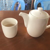 fresh ginger tea  at Paw Paw in Nyaungshwe