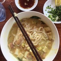 Tofu Shan noodles  at Paw Paw in Nyaungshwe