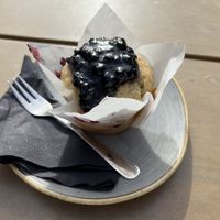 Blueberry muffins   at W6 Garden Centre Cafe in West London