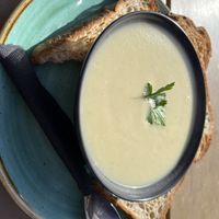 Soup  at W6 Garden Centre Cafe in West London