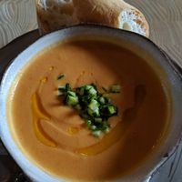 gazpacho at W6 Garden Centre Cafe in West London