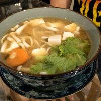 miso soup noodles at Chun Tian Tea House in Muar