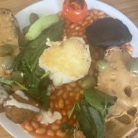 Vegan breakfast   at the third cafe in Liverpool