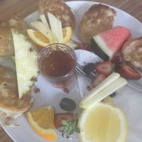 Vegan pancakes   at the third cafe in Liverpool