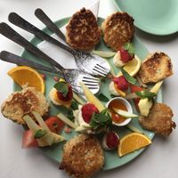 Vegan oat pancakes!!  at the third cafe in Liverpool