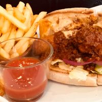 Hot Dog :)  Its a wonderful Life!  at Eat Street in Belfast