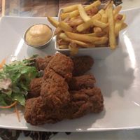Southern fried chicken style goujons   at Eat Street in Belfast