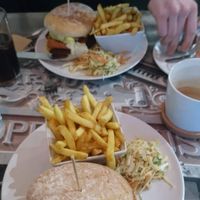 NYC burger, chips and slaw (this photo was taken quite a while ago as I think any other dish I've ordered since has been demolished before I could get a photo).  at Eat Street in Belfast