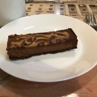 Caramel and chocolate slice at Eat Street in Belfast
