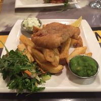 Fish and chips at Eat Street in Belfast