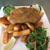 fish n chips at Eat Street in Belfast
