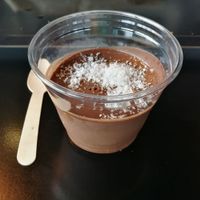 Chocolate coco desert at O'Local Restaurant in Brest