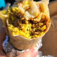 Vegan Bacon Breakfast Burrito at Veganos Kitchen in Las Vegas